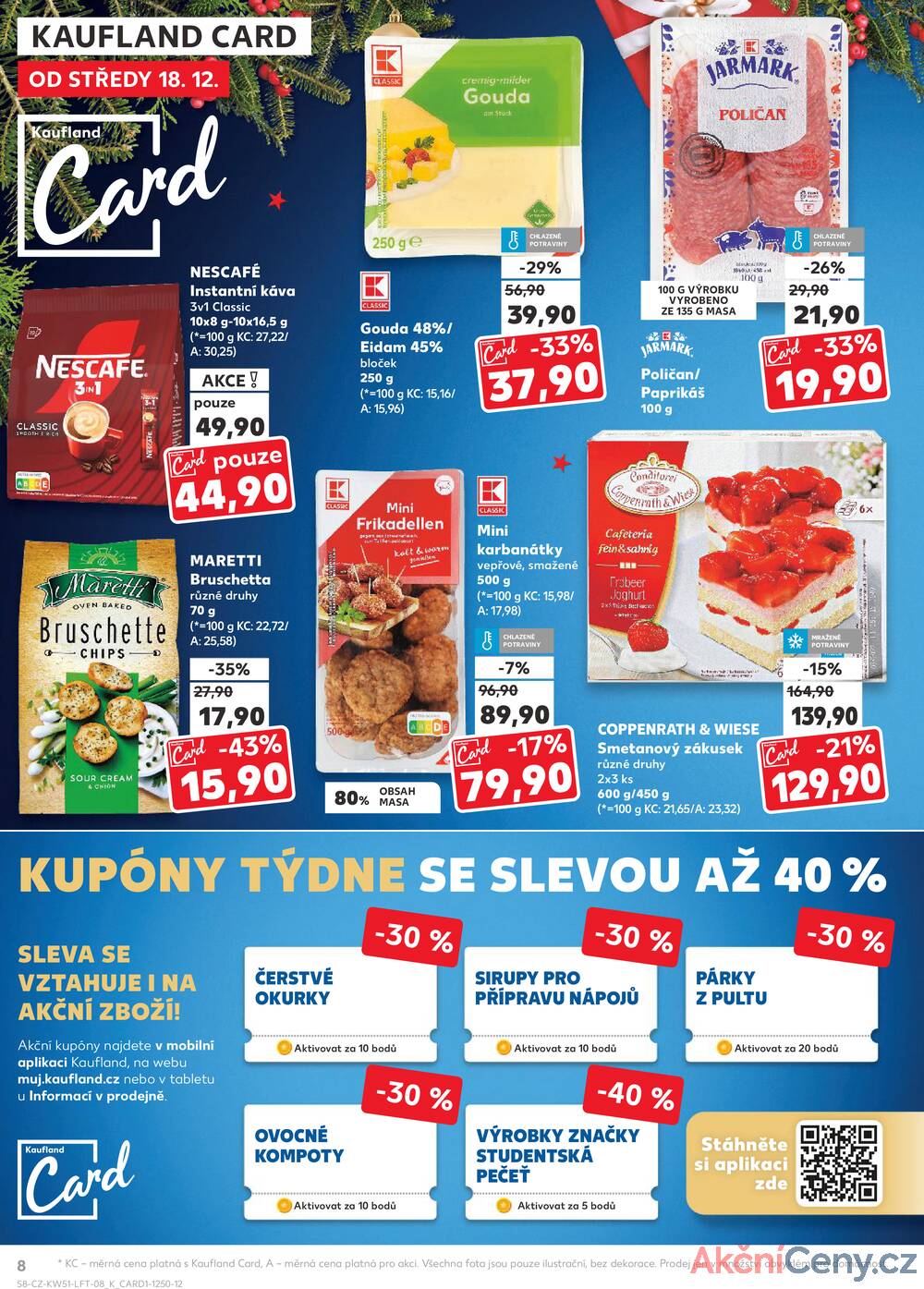 Leták Kaufland - Kaufland 18.12. - 24.12. - Kaufland - Čáslav - strana 8