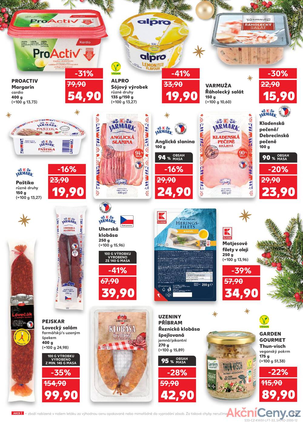 Leták Kaufland - Kaufland 18.12. - 24.12. - Kaufland - Havířov (Před Tratí) - strana 33