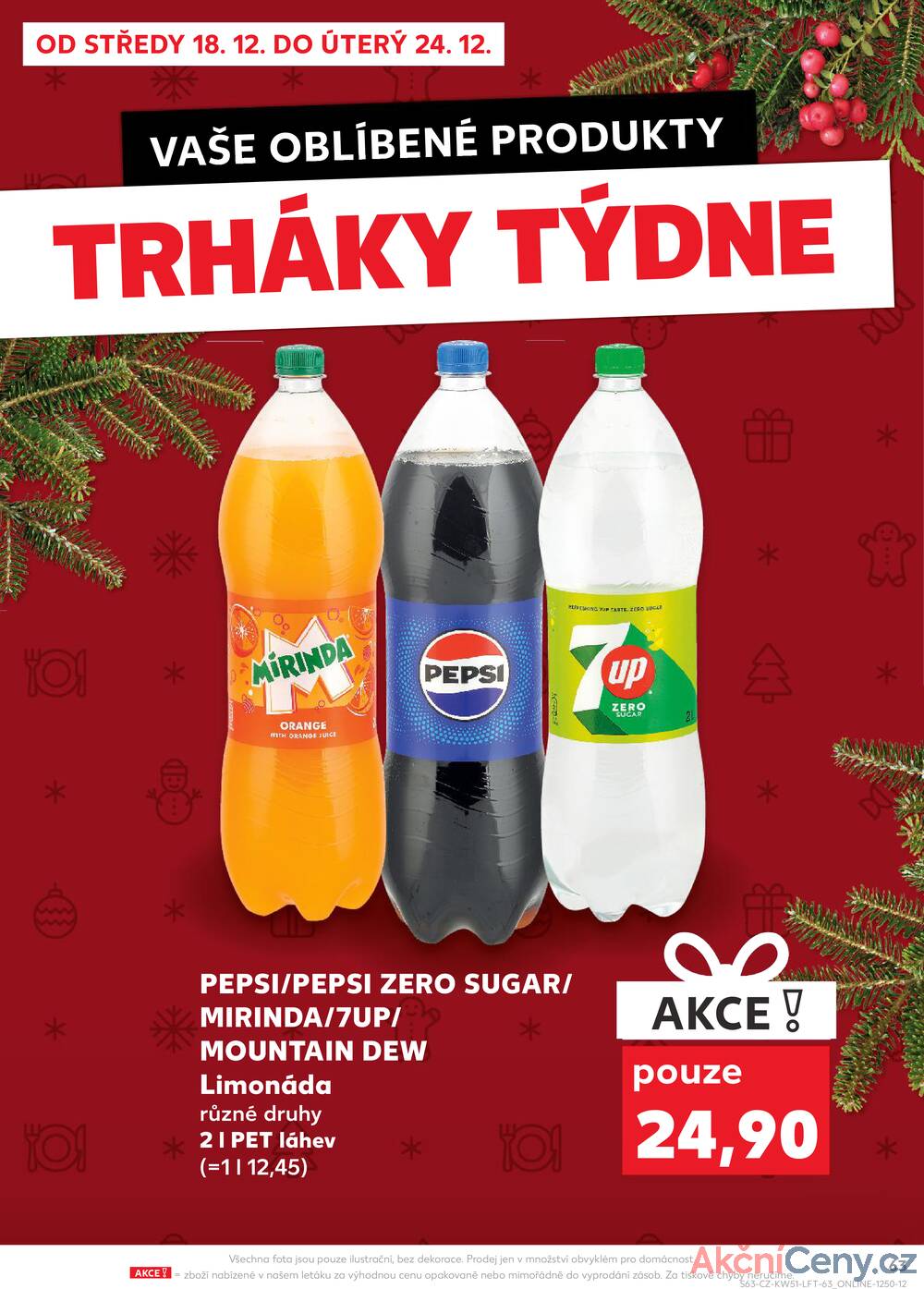 Leták Kaufland - Kaufland 18.12. - 24.12. - Kaufland - Havířov (Před Tratí) - strana 63