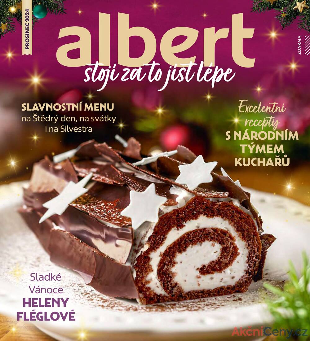 Leták Albert - Albert Magazín do 7.1. - strana 1