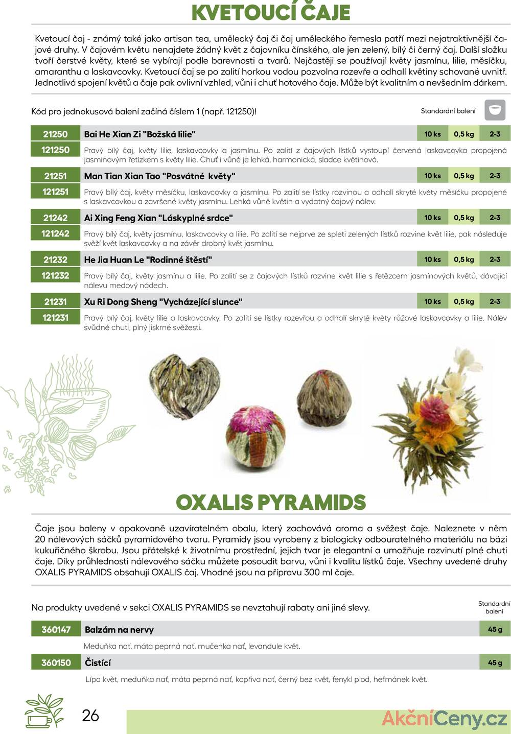 Leták Oxalis - čaj a káva
		  platný do 31.12.2025 - strana 28