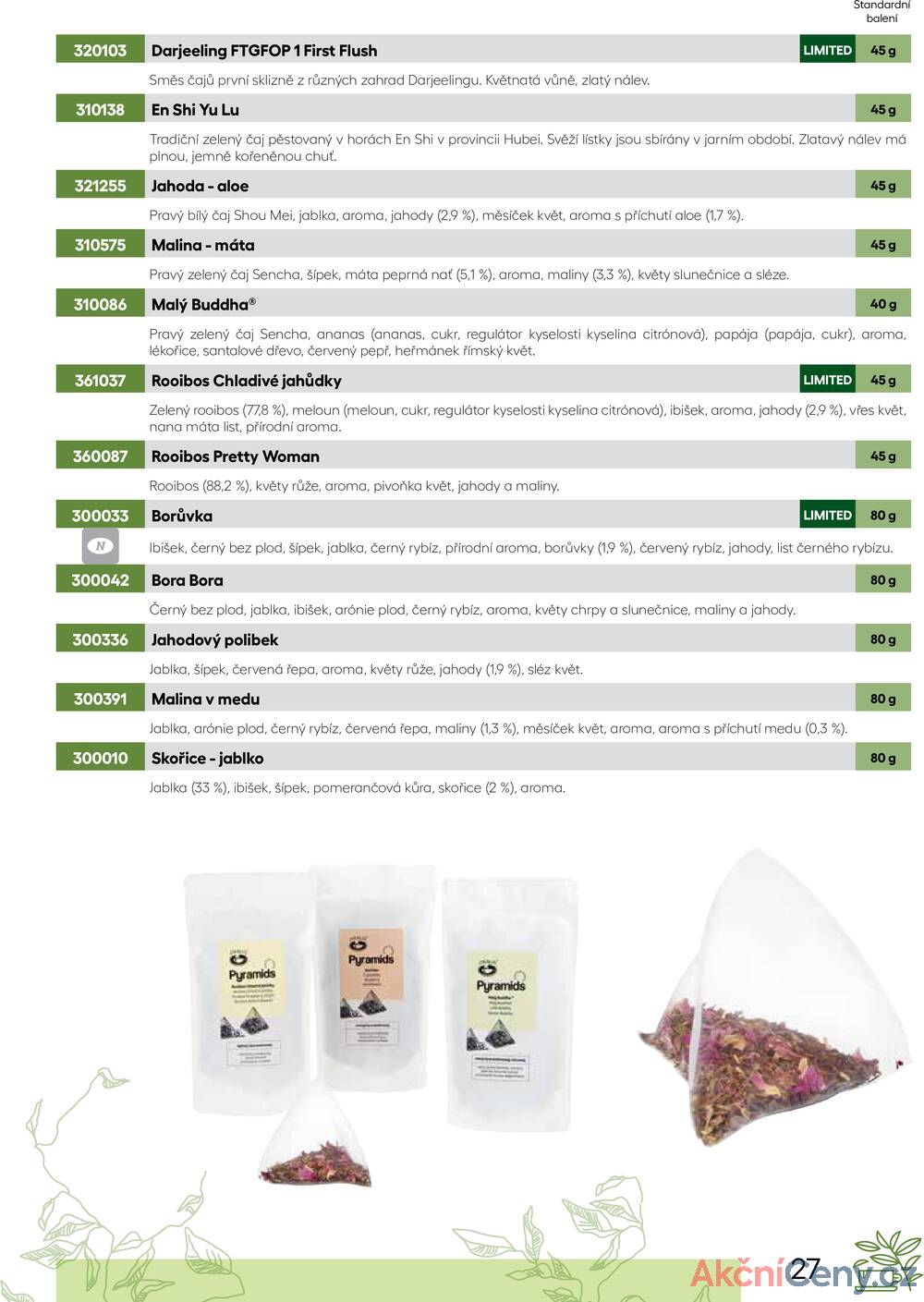 Leták Oxalis - čaj a káva
		  platný do 31.12.2025 - strana 29