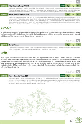 Leták Oxalis - čaj a káva
		  platný do 31.12.2025 - strana 17