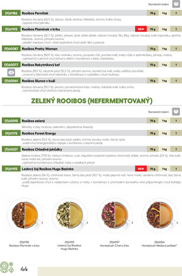 Leták Oxalis - čaj a káva
		  platný do 31.12.2025 - strana 46