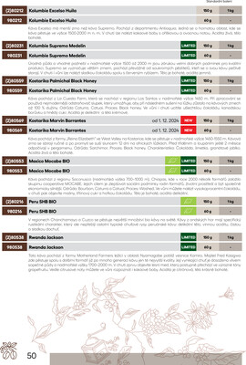 Leták Oxalis - čaj a káva
		  platný do 31.12.2025 - strana 52