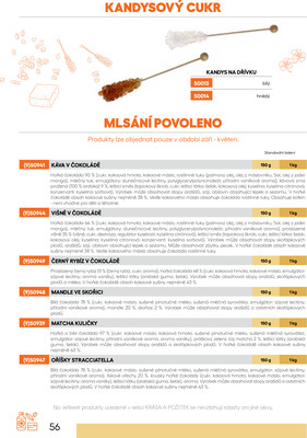 Leták Oxalis - čaj a káva
		  platný do 31.12.2025 - strana 58