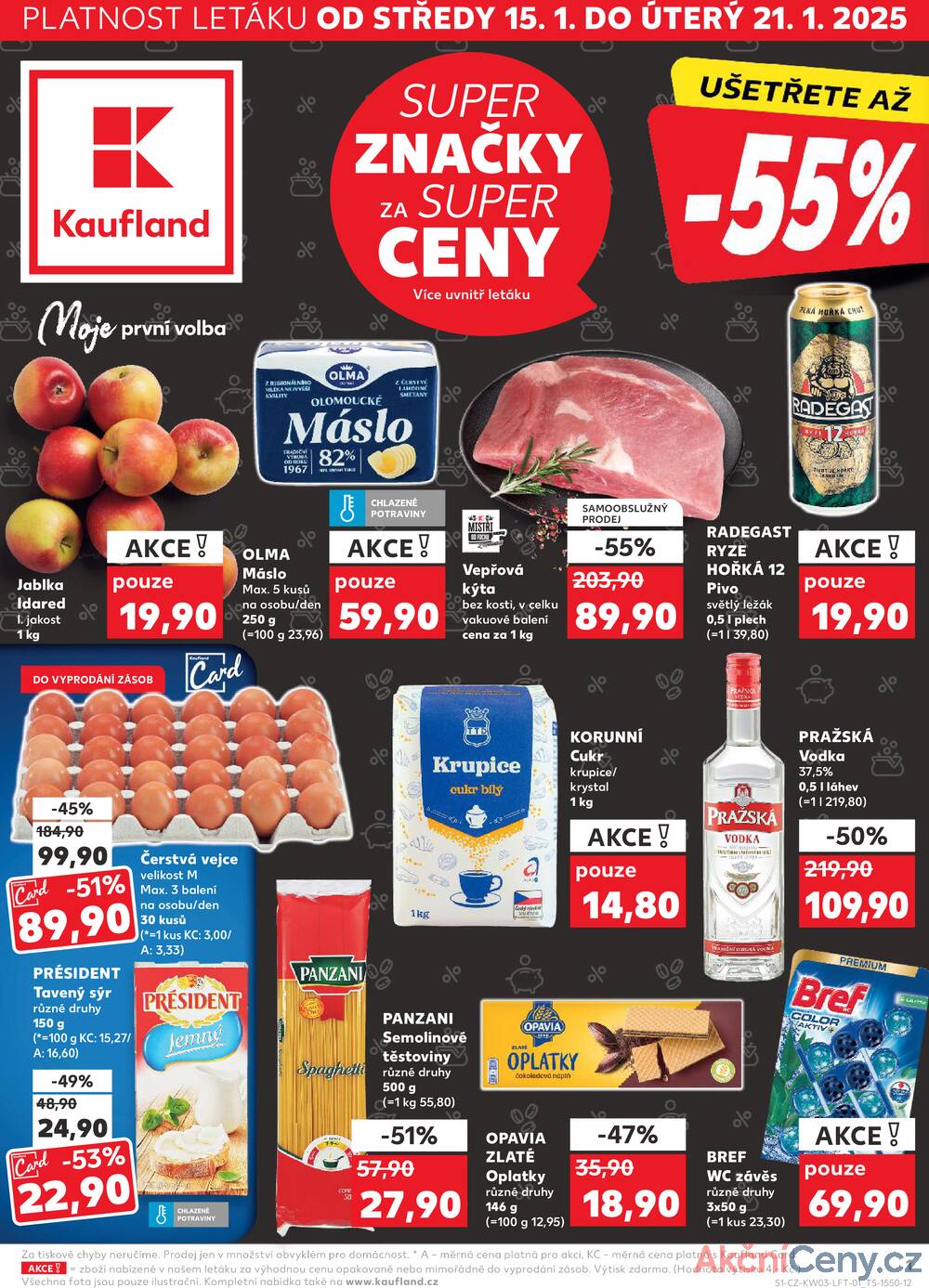 Leták Kaufland - Kaufland 15.1. - 21.1. - Kaufland - Třeboň - strana 1