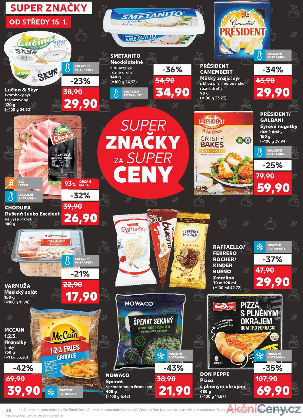 Leták Kaufland - Kaufland 15.1. - 21.1. - Kaufland - Příbram - strana 28