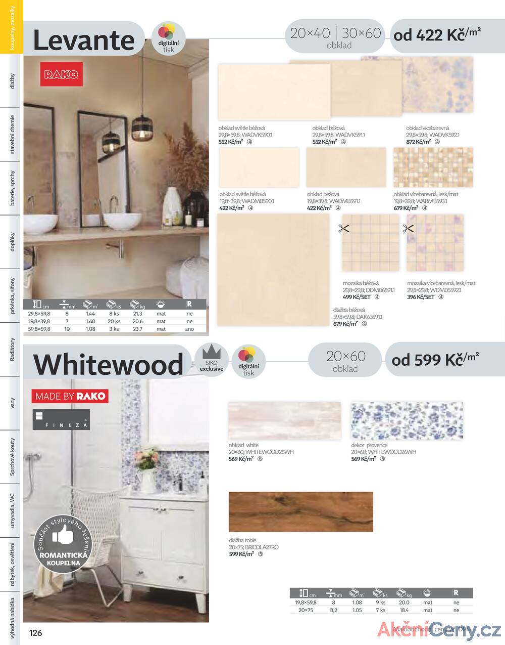 Leták Siko koupelny
platný do 31.12.2025 - strana 126