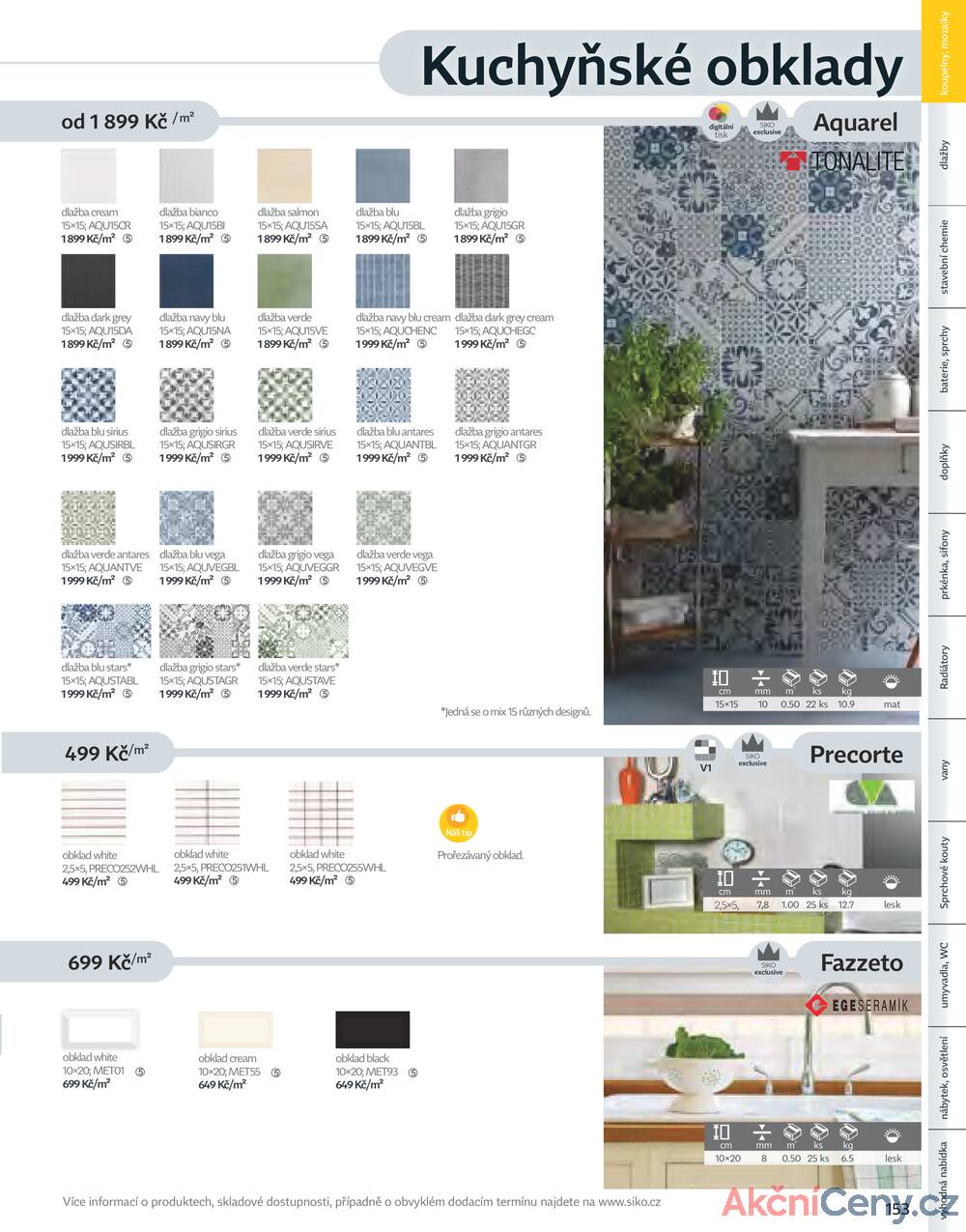 Leták Siko koupelny
platný do 31.12.2025 - strana 153