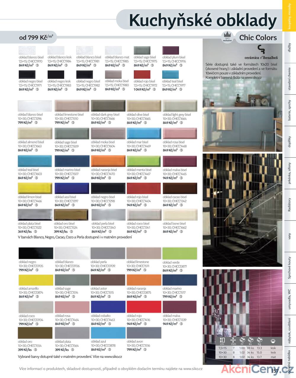 Leták Siko koupelny
platný do 31.12.2025 - strana 157