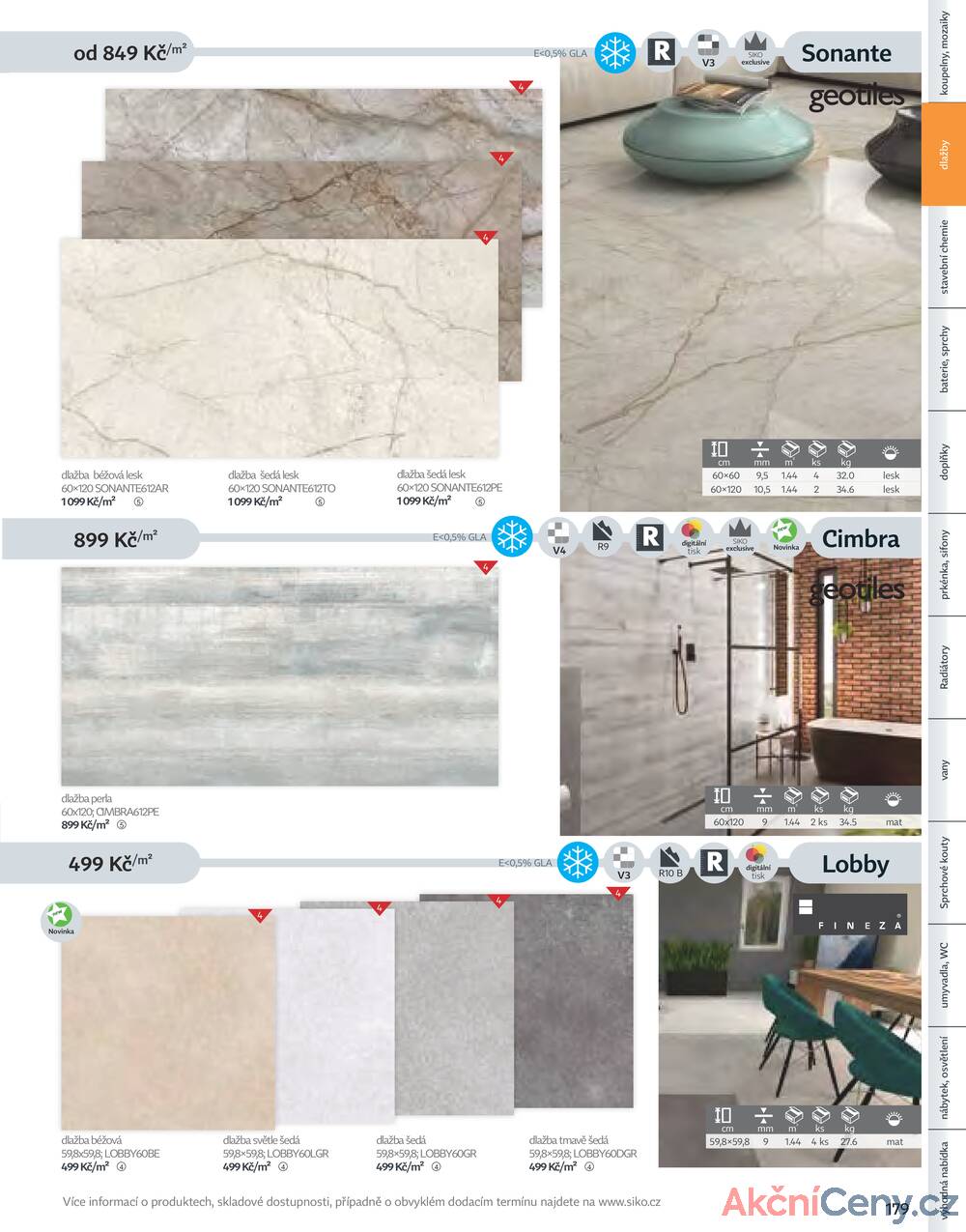 Leták Siko koupelny
platný do 31.12.2025 - strana 179