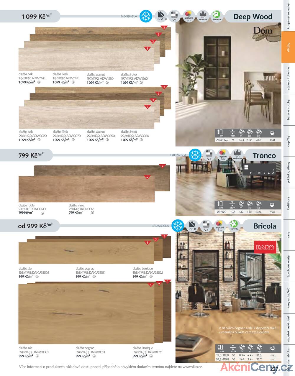 Leták Siko koupelny
platný do 31.12.2025 - strana 227