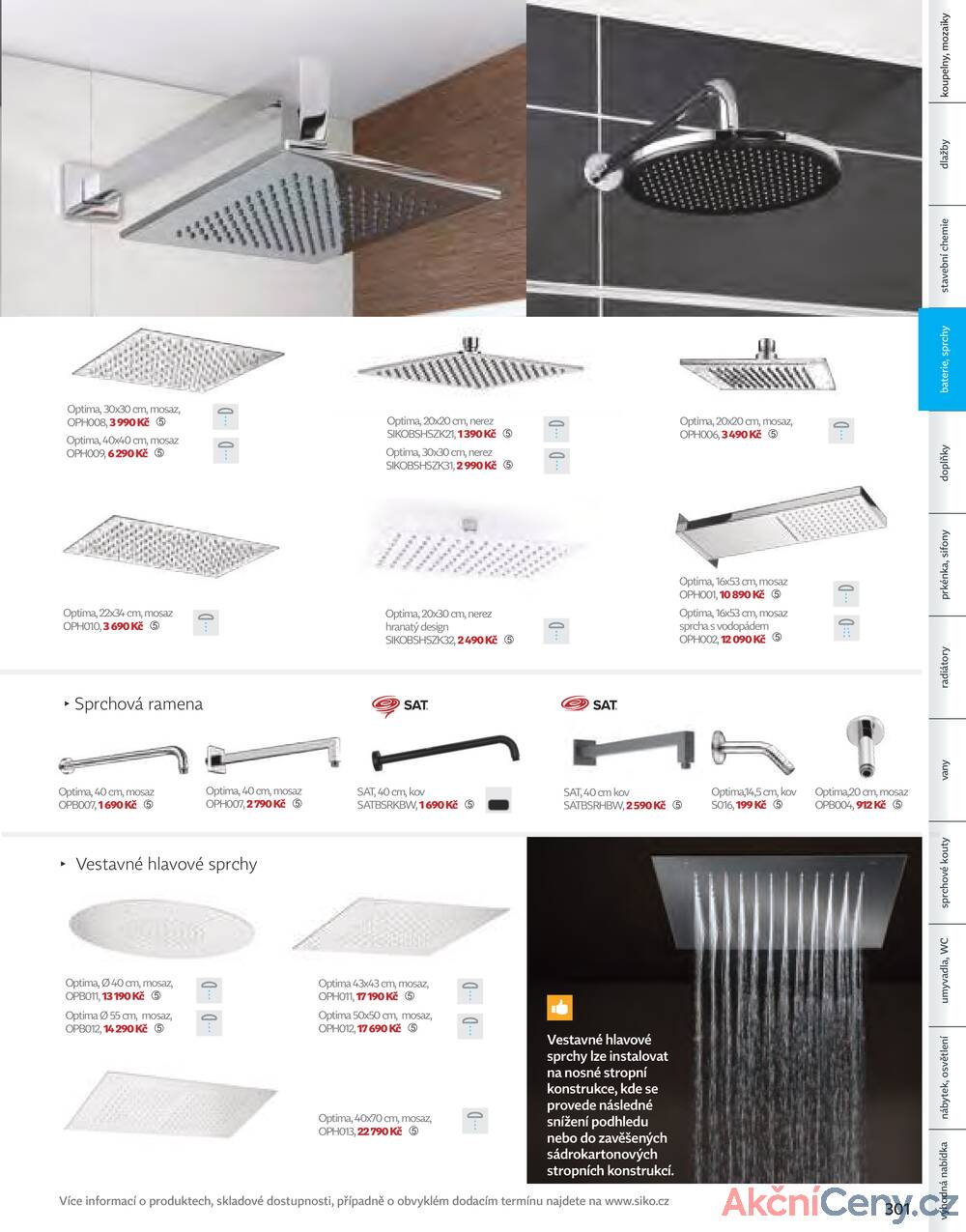 Leták Siko koupelny
platný do 31.12.2025 - strana 301