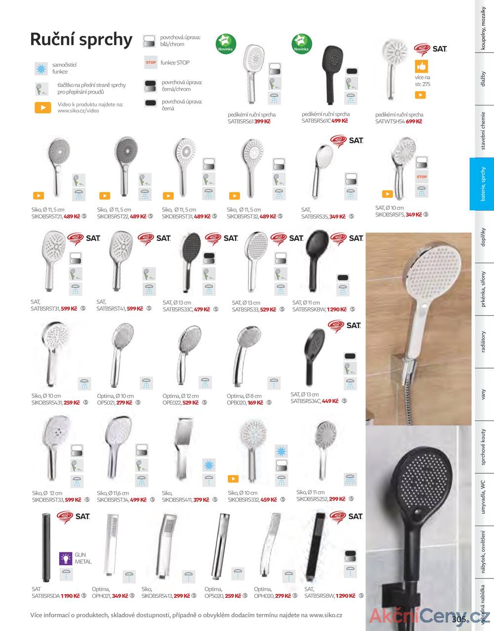 Leták Siko koupelny
platný do 31.12.2025 - strana 305