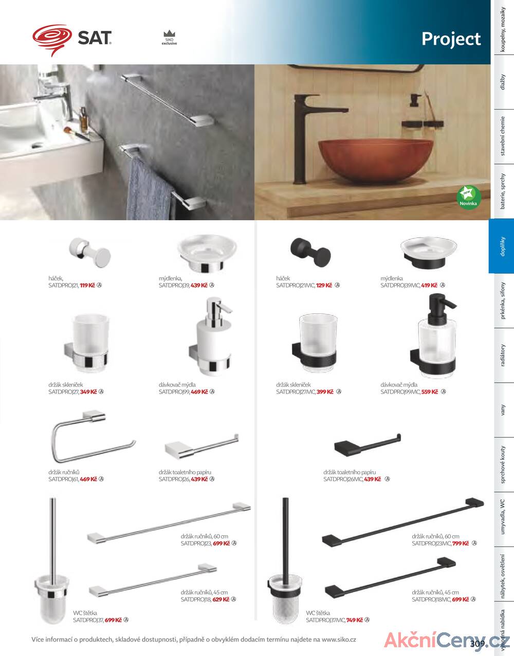 Leták Siko koupelny
platný do 31.12.2025 - strana 309