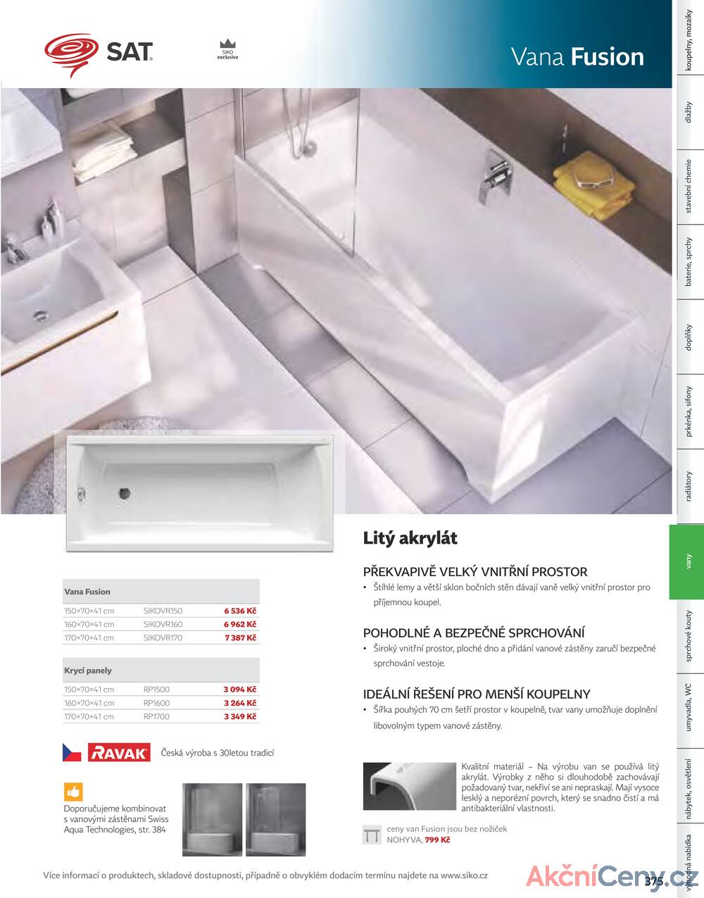 Leták Siko koupelny
platný do 31.12.2025 - strana 377