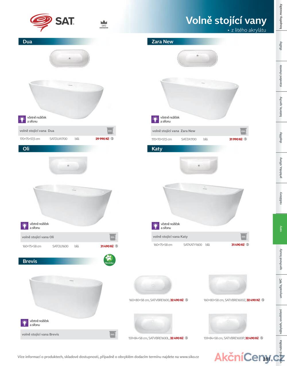 Leták Siko koupelny
platný do 31.12.2025 - strana 383