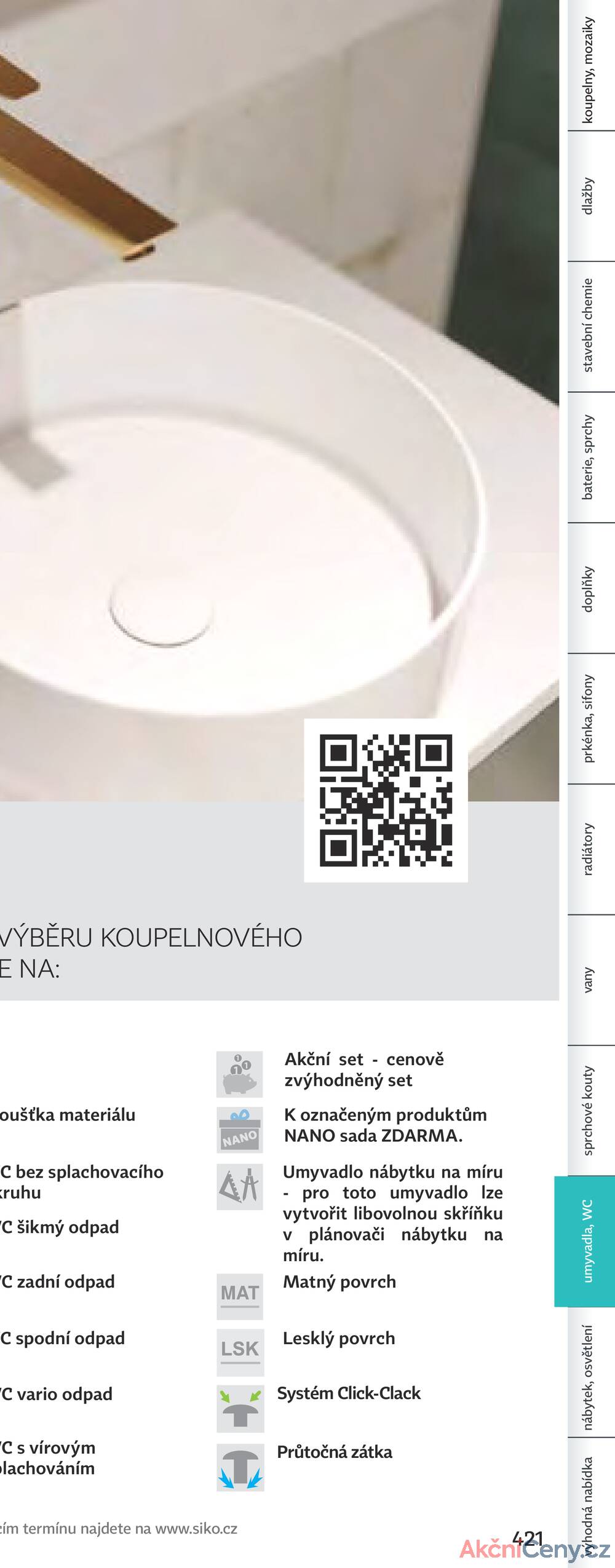 Leták Siko koupelny
platný do 31.12.2025 - strana 425