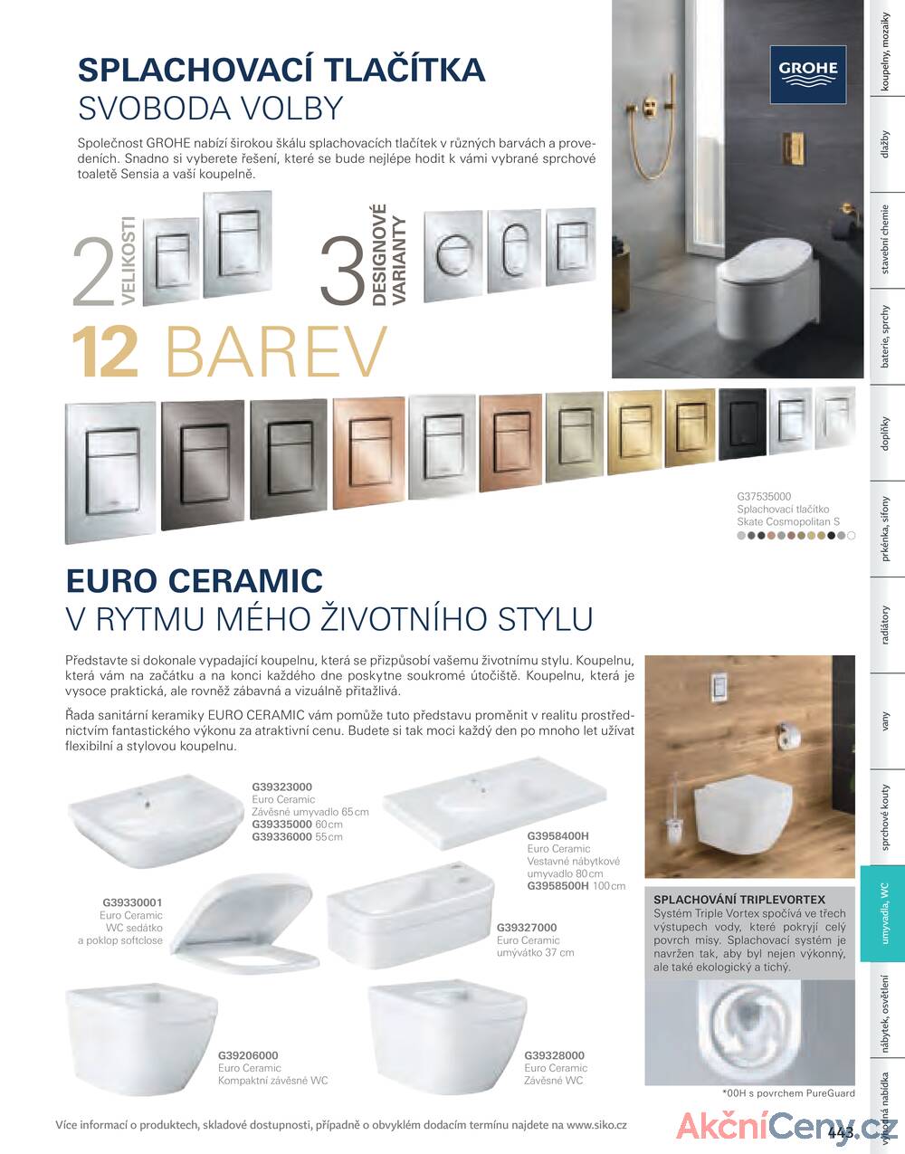 Leták Siko koupelny
platný do 31.12.2025 - strana 447