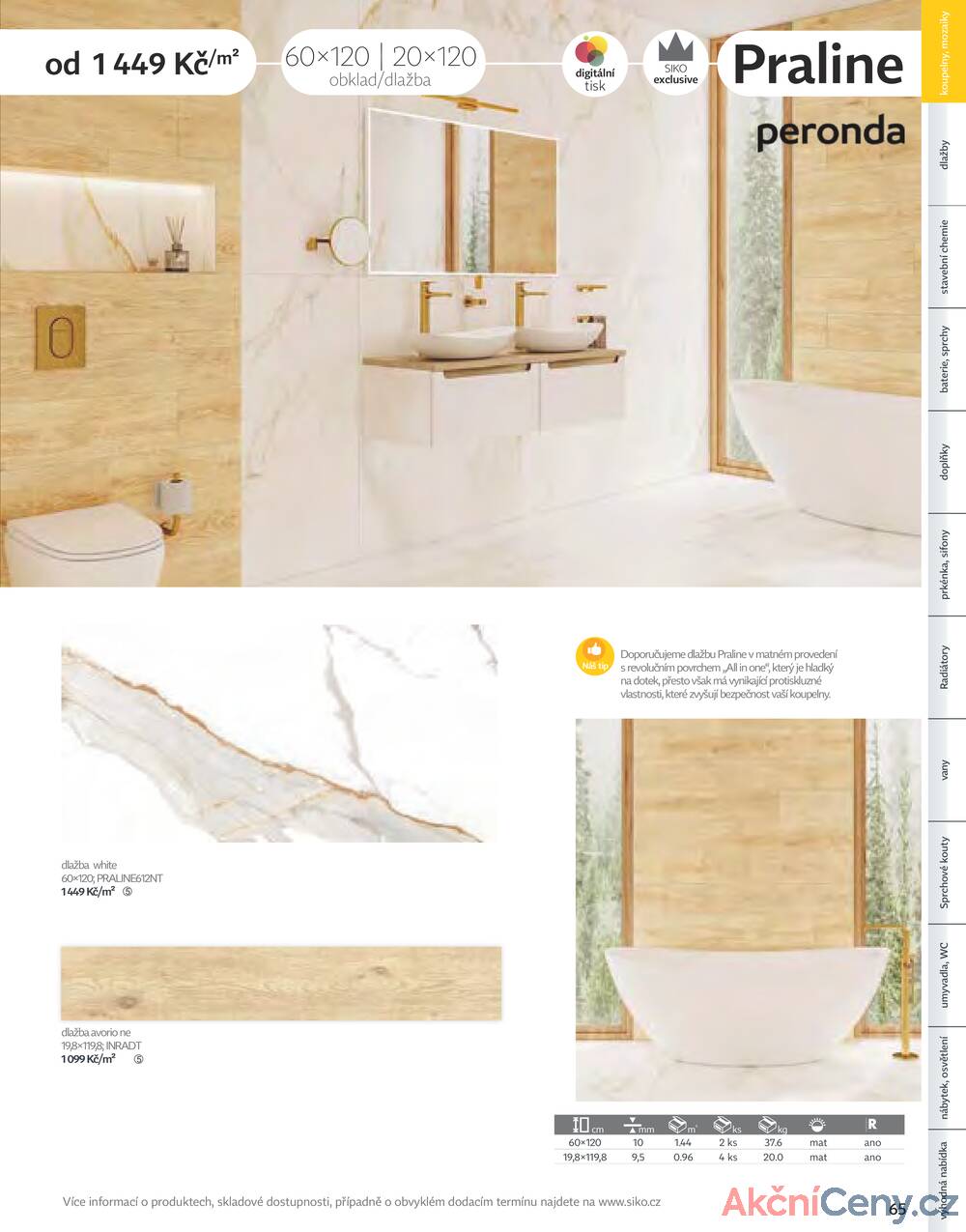 Leták Siko koupelny
platný do 31.12.2025 - strana 65