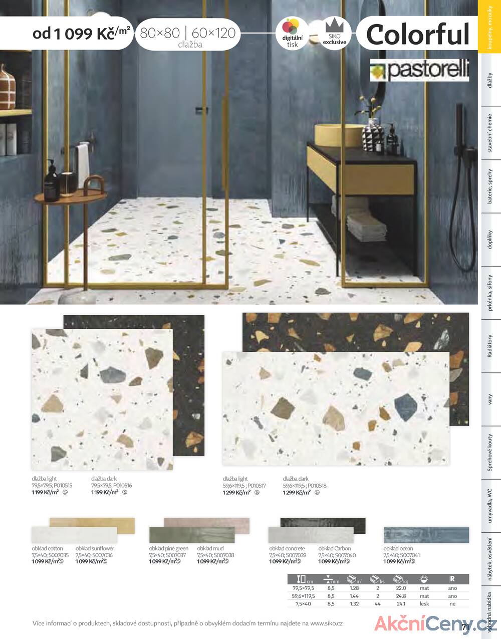 Leták Siko koupelny
platný do 31.12.2025 - strana 71