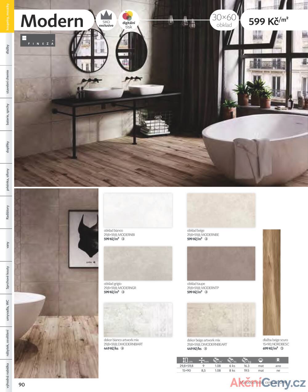 Leták Siko koupelny
platný do 31.12.2025 - strana 90
