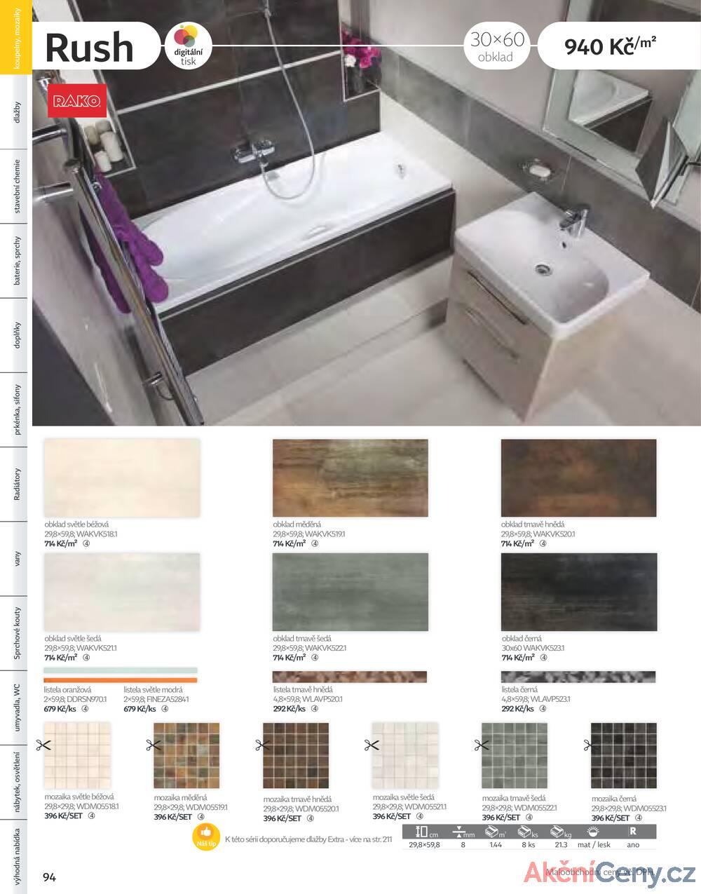 Leták Siko koupelny
platný do 31.12.2025 - strana 94