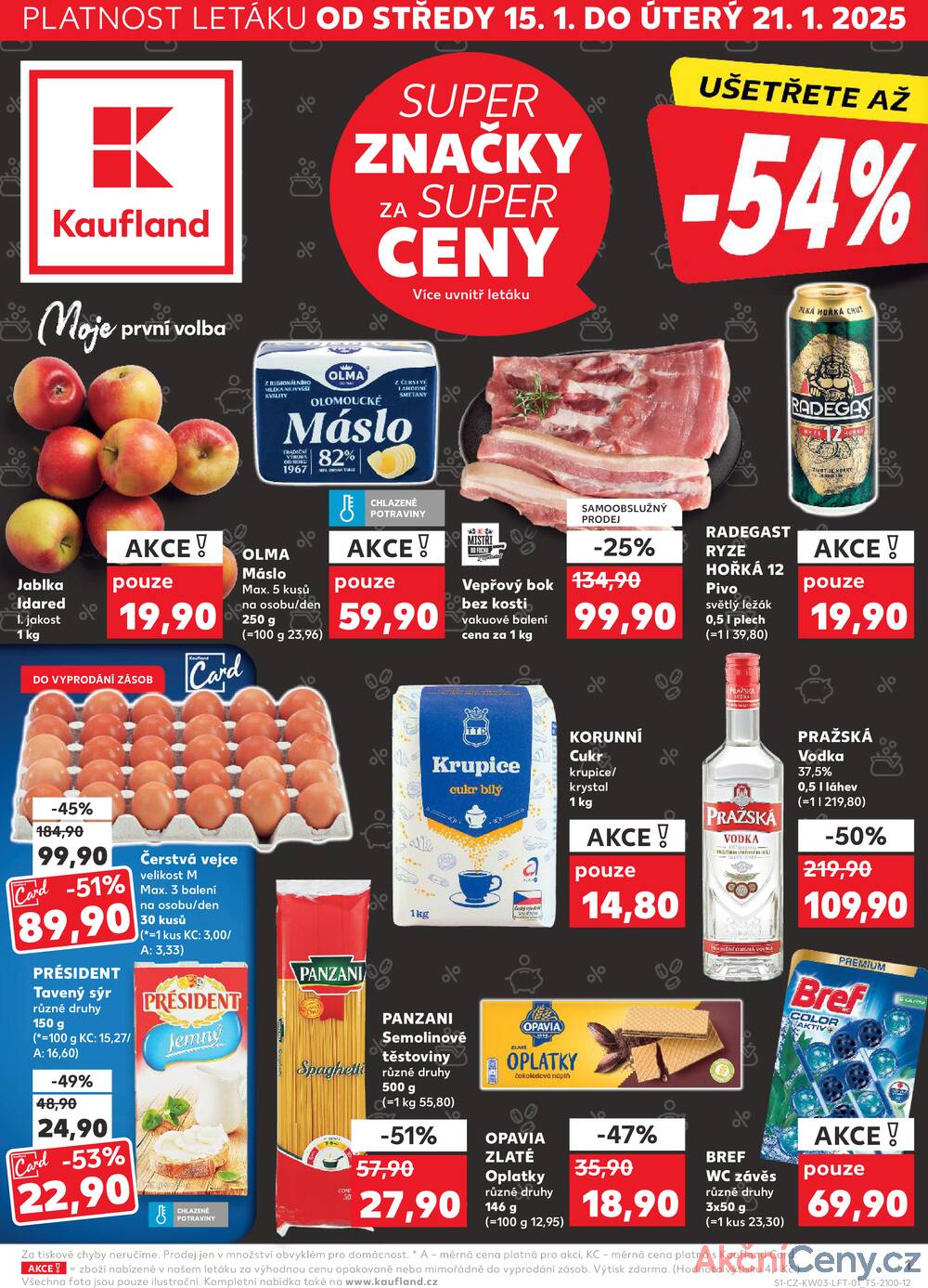 Leták Kaufland - Kaufland 15.1. - 21.1. - Kaufland - Brno - Bohunice - strana 1