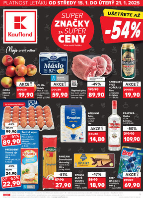 Leták Kaufland 15.1. - 21.1. - Kaufland - Žatec