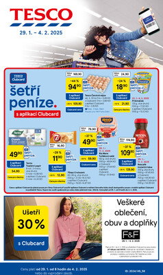 Leták Tesco malé hypermarkety od 29.1. do 4.2.2025