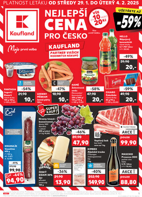 Leták Kaufland 29.1. - 4.2. - Kaufland - Karviná