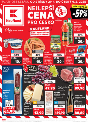 Leták Kaufland 29.1. - 4.2. - Kaufland - Otrokovice