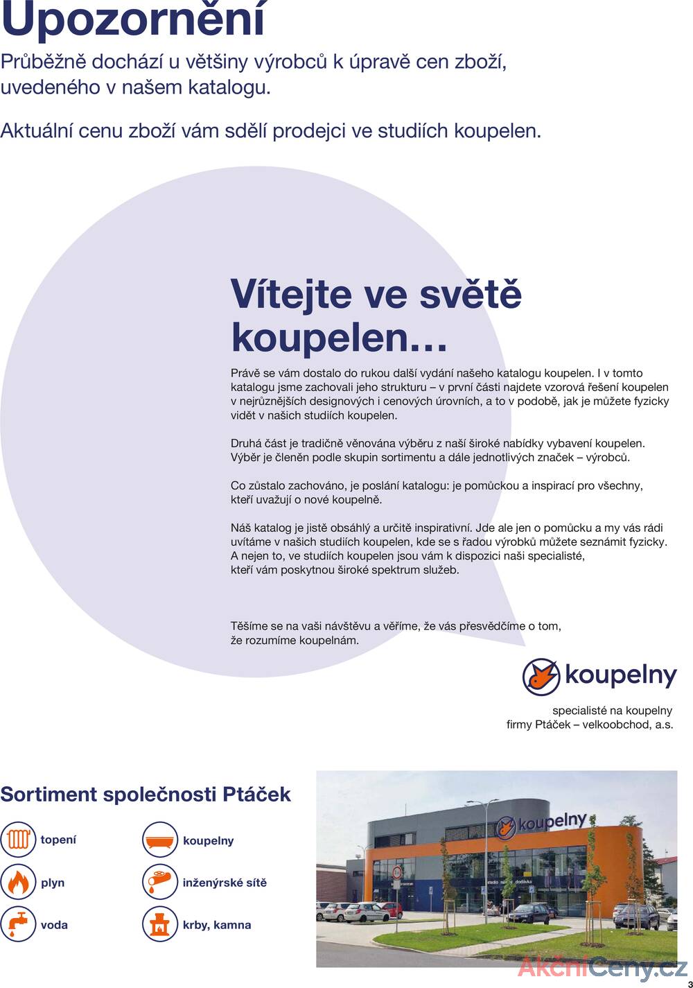 Leták Koupelny Ptáček
		  platný do 31.12.2025 - strana 3