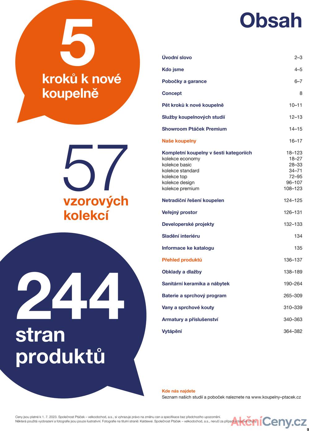 Leták Koupelny Ptáček
		  platný do 31.12.2025 - strana 9