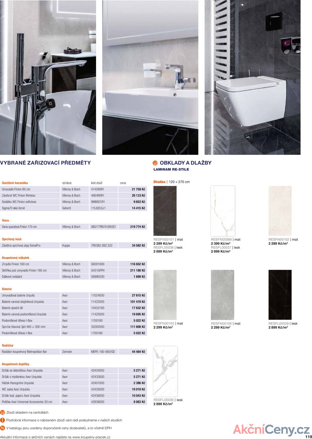 Leták Koupelny Ptáček
		  platný do 31.12.2025 - strana 119