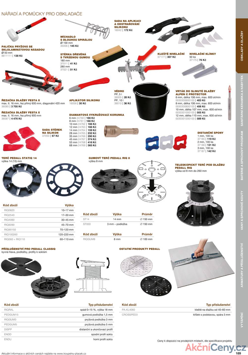 Leták Koupelny Ptáček
		  platný do 31.12.2025 - strana 189