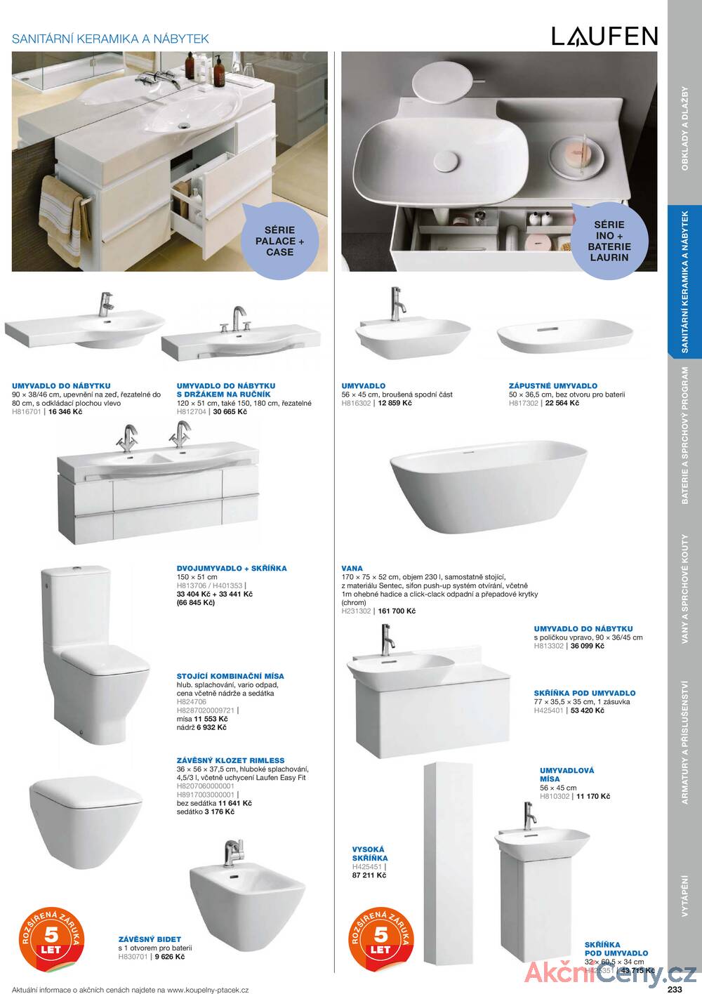 Leták Koupelny Ptáček
		  platný do 31.12.2025 - strana 233