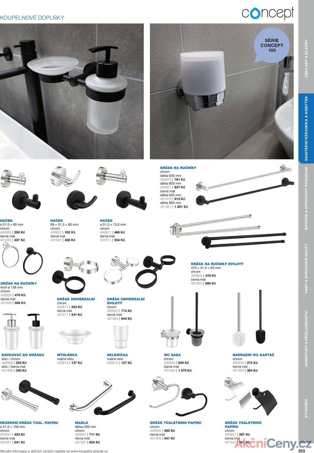 Leták Koupelny Ptáček
		  platný do 31.12.2025 - strana 253