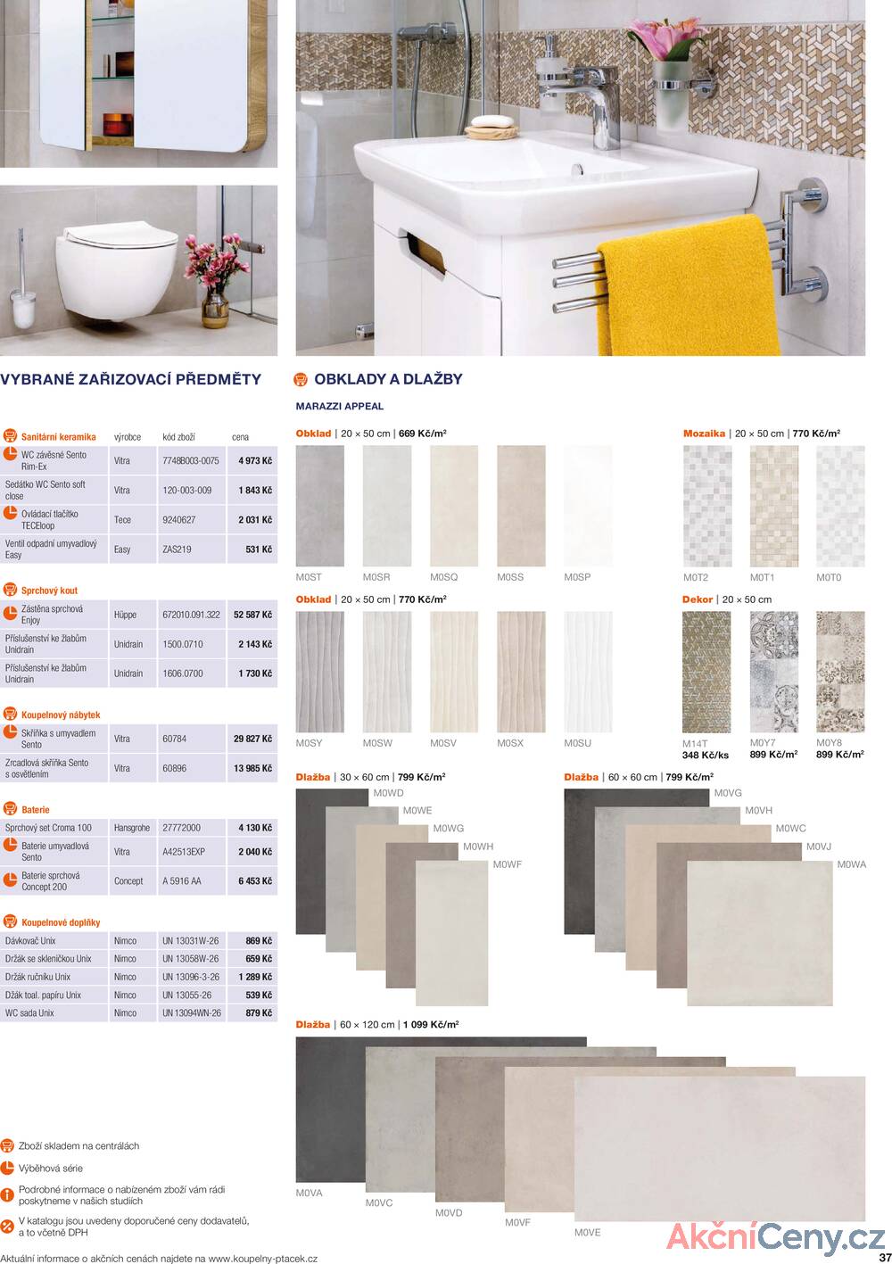 Leták Koupelny Ptáček
		  platný do 31.12.2025 - strana 37