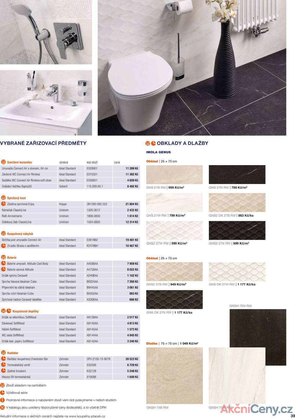 Leták Koupelny Ptáček
		  platný do 31.12.2025 - strana 39