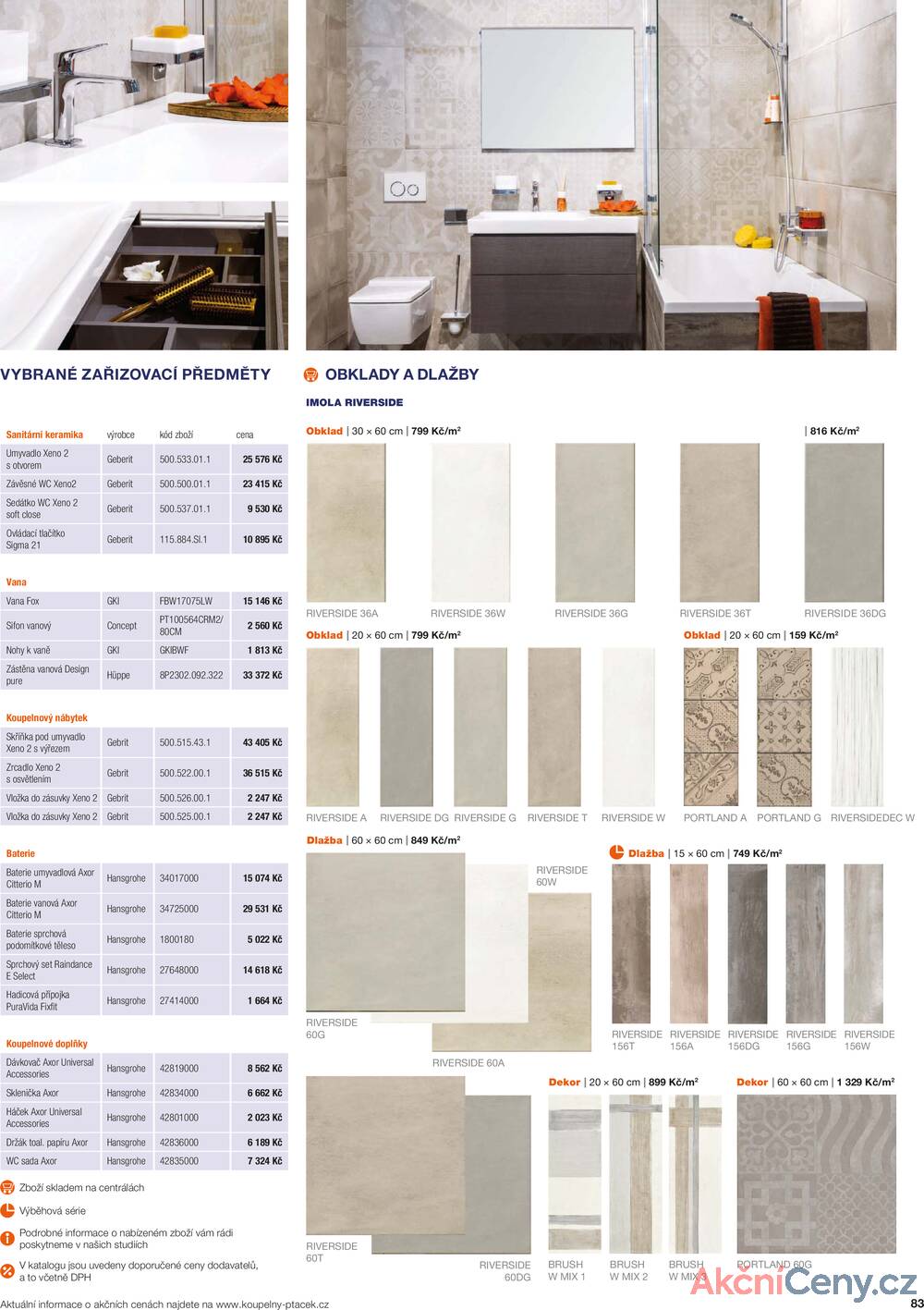 Leták Koupelny Ptáček
		  platný do 31.12.2025 - strana 83