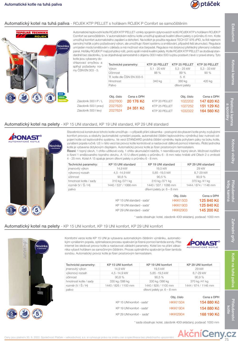 Leták Koupelny Ptáček
platný do 31.12.2025 - strana 75