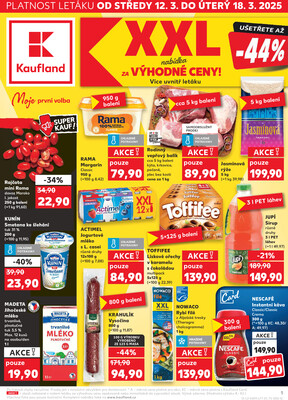 Leták Kaufland 12.3. - 18.3. - Kaufland - Pelhřimov
