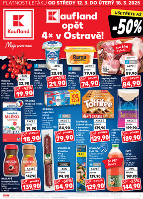 Leták Kaufland 12.3. - 18.3. - Kaufland - Ostrava - Zábřeh