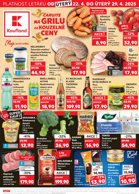Leták Kaufland 22.4. - 29.4. - Kaufland - Havířov (Před Tratí)