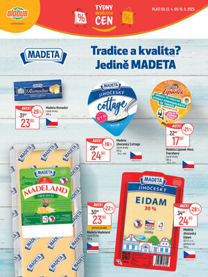 Akční leták Globus 23.4. - 19.5.2025 - Globus Praha - Zličín