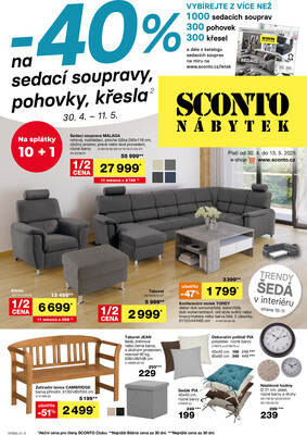 SCONTO Nábytek : 1 leták