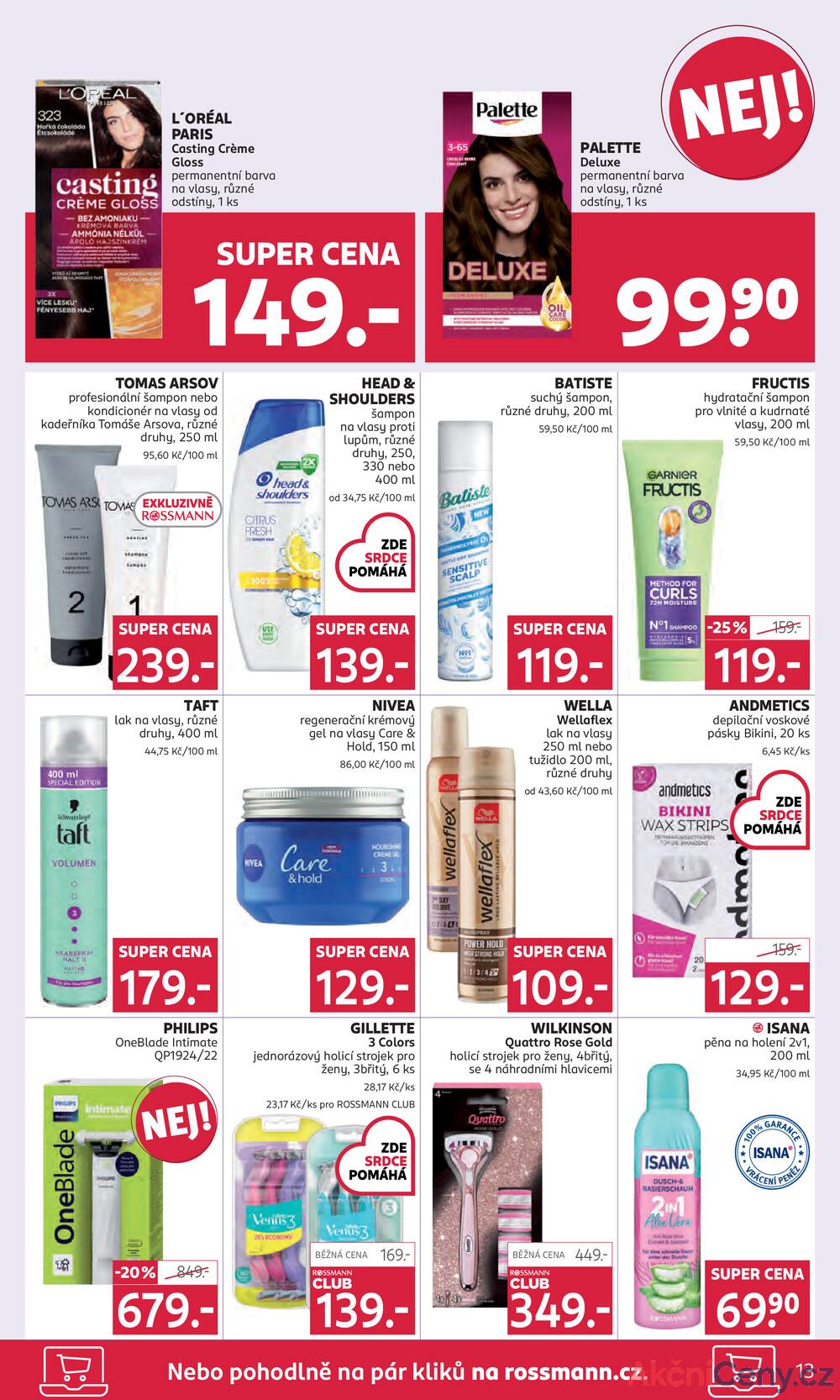 Leták ROSSMANN - Rossmann od 23.4. do 6.5.2025 - strana 13 Leták ROSSMANN - Rossmann od 23.4. do 6.5.2025 - strana 13