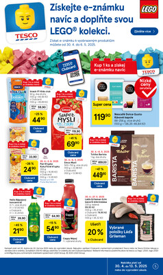 Tesco malé hypermarkety od 30.4. do 6.5.2025